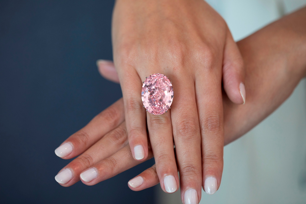 The 59.60-carat diamond is expected to fetch over HK$468 million at auction 